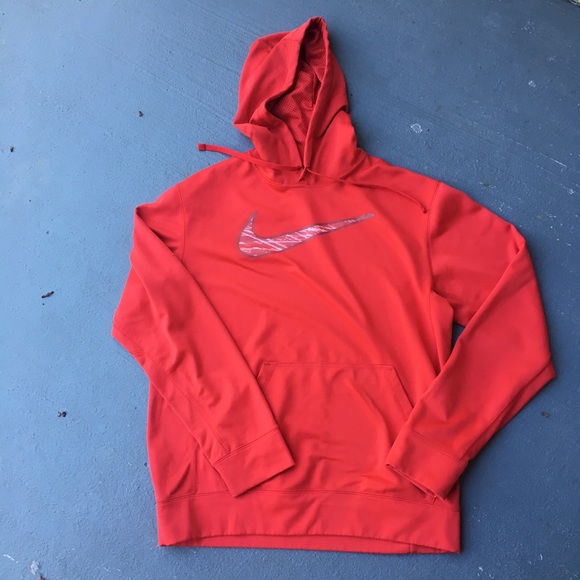 nike big check hoodie